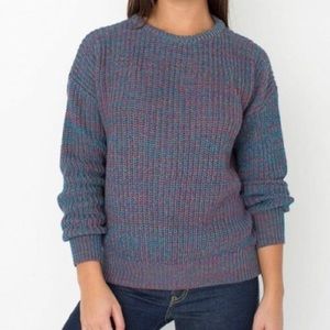 American Apparel multicolor fisherman pullover